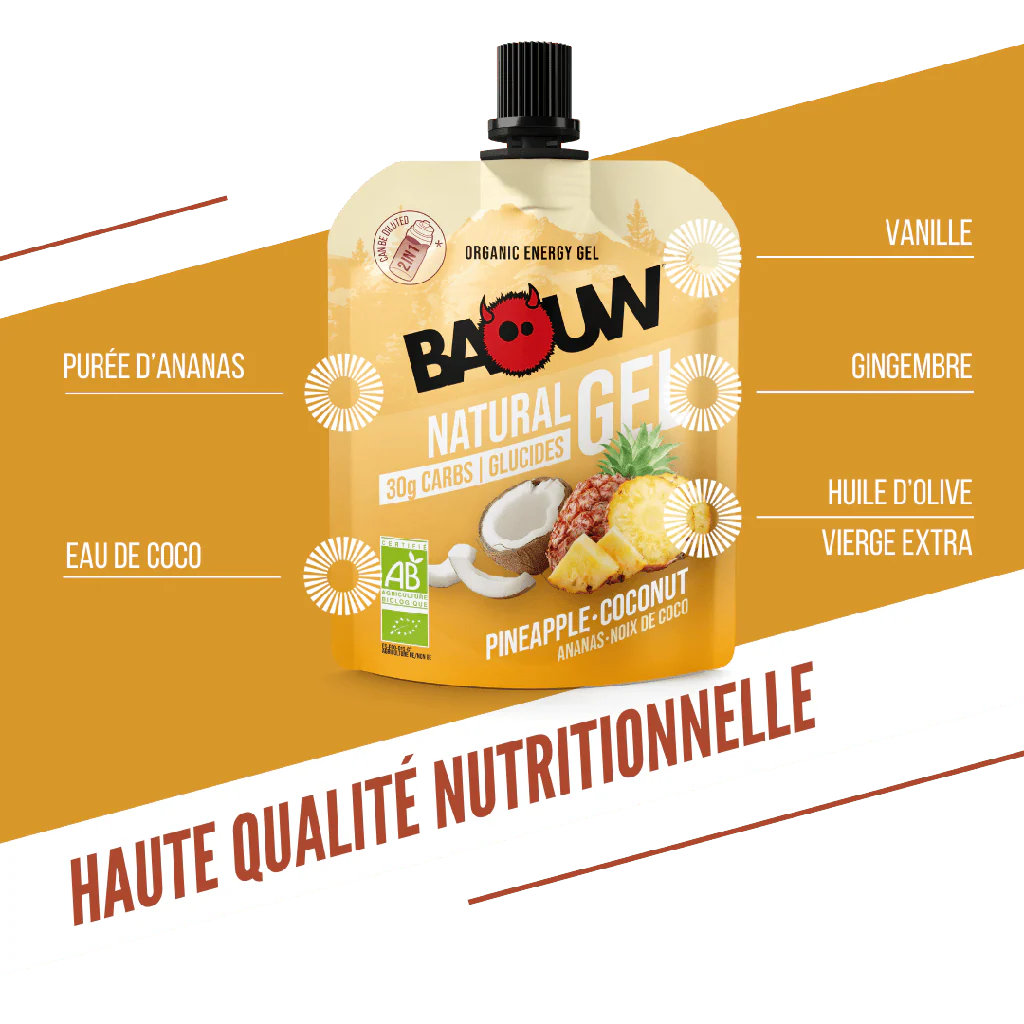 BAOUW Organiczny żel energetyczny ananasowo-kokosowy (85g) - Image 7