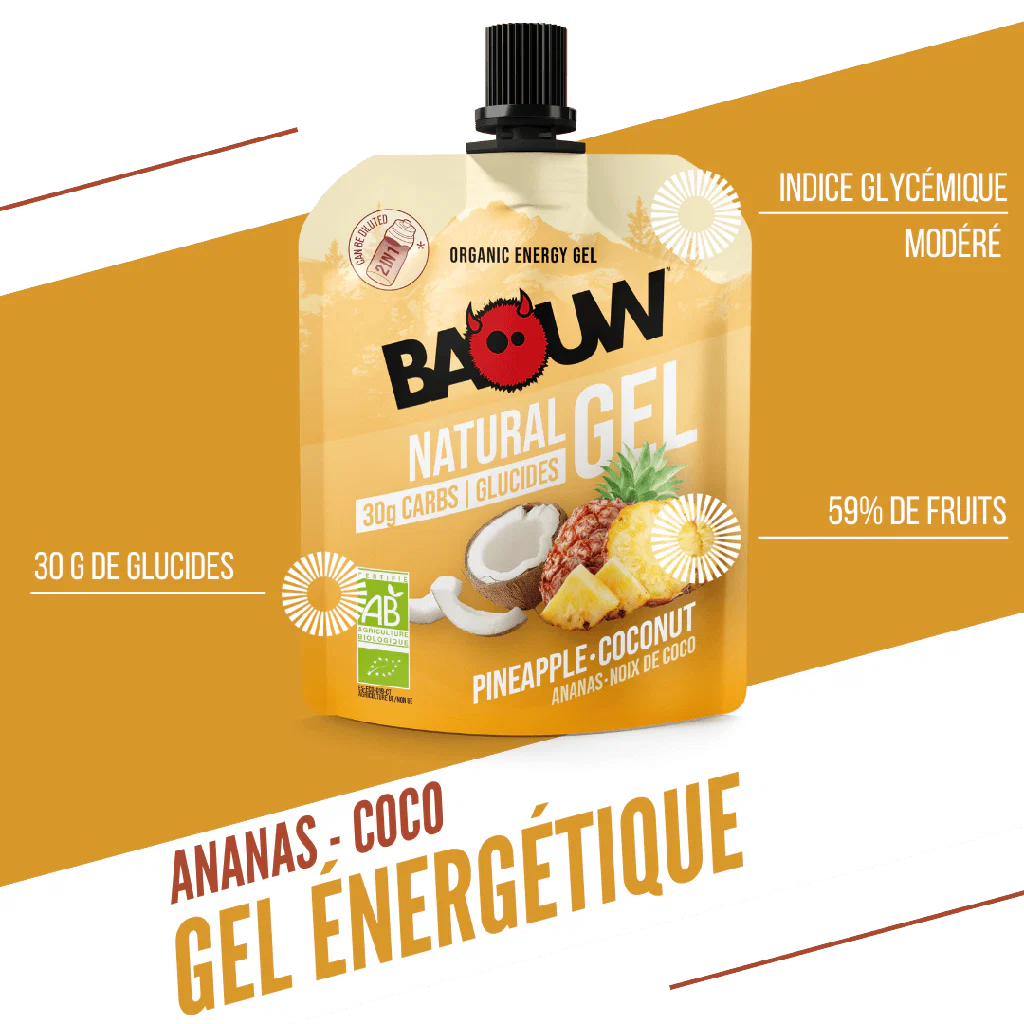 BAOUW Organiczny żel energetyczny ananasowo-kokosowy (85g) - Image 8