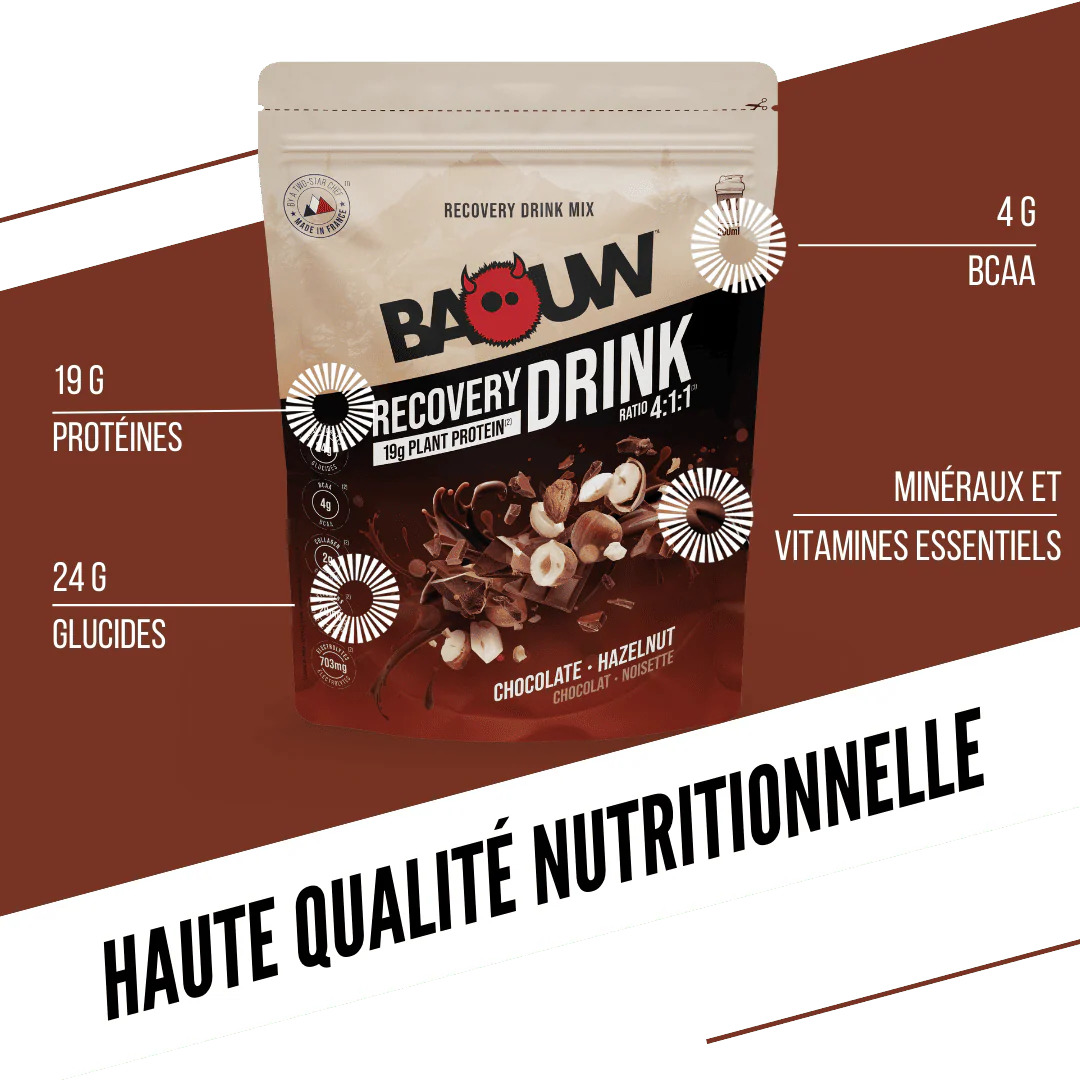 BAOUW RECOVERY Drink (500g) Czekolada z orzechami laskowymi - Image 4