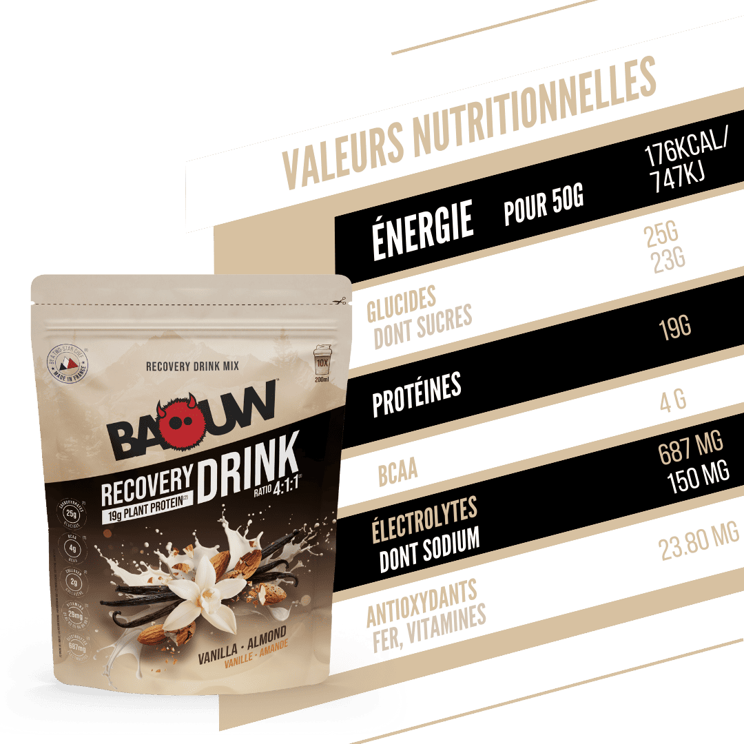 BAOUW RECOVERY Drink (500g) wanilia z migdałami - Image 2