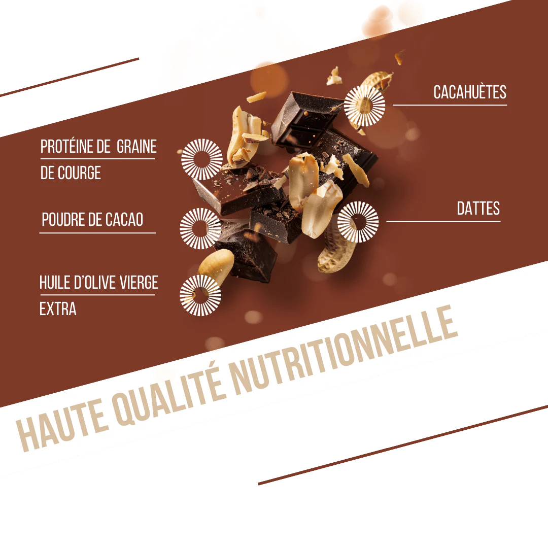 Baton proteinowy BAOUW ORGANIC EXTRA Chocolate/Marshmallow (50g) - Image 3