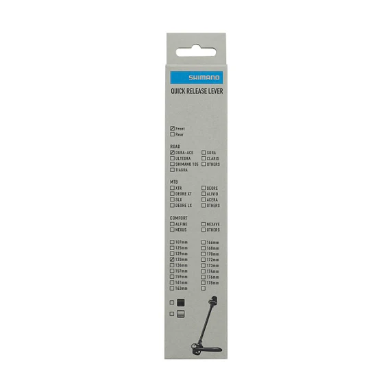 Blokada przedniego koła SHIMANO 133 mm WH-R9200-C50 - Image 2