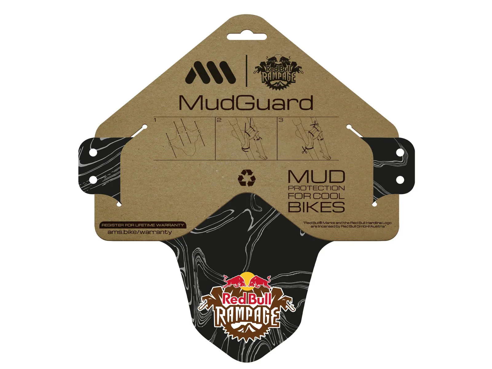 Błotnik ALL MOUNTAIN STYLE Red Bull Rampage Ridgeline White - Image 2