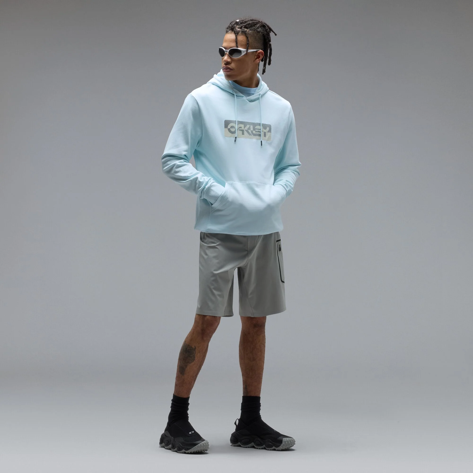 OAKLEY DUALITY B1B PO Hoody Frost Blue - Image 5