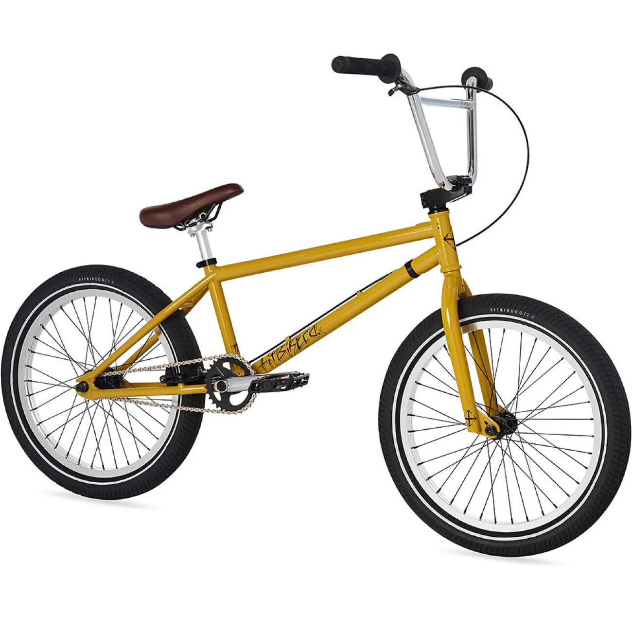 BMX FITBIKECO TRL 20" musztardowy