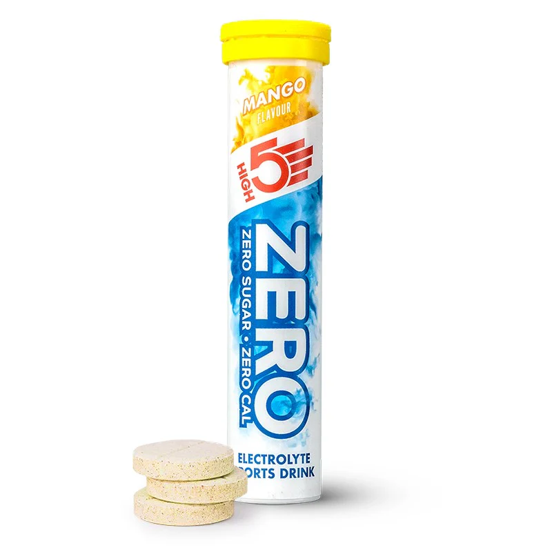 Elektrolitowe tabletki nawadniające High5 ZERO (x20) Mango