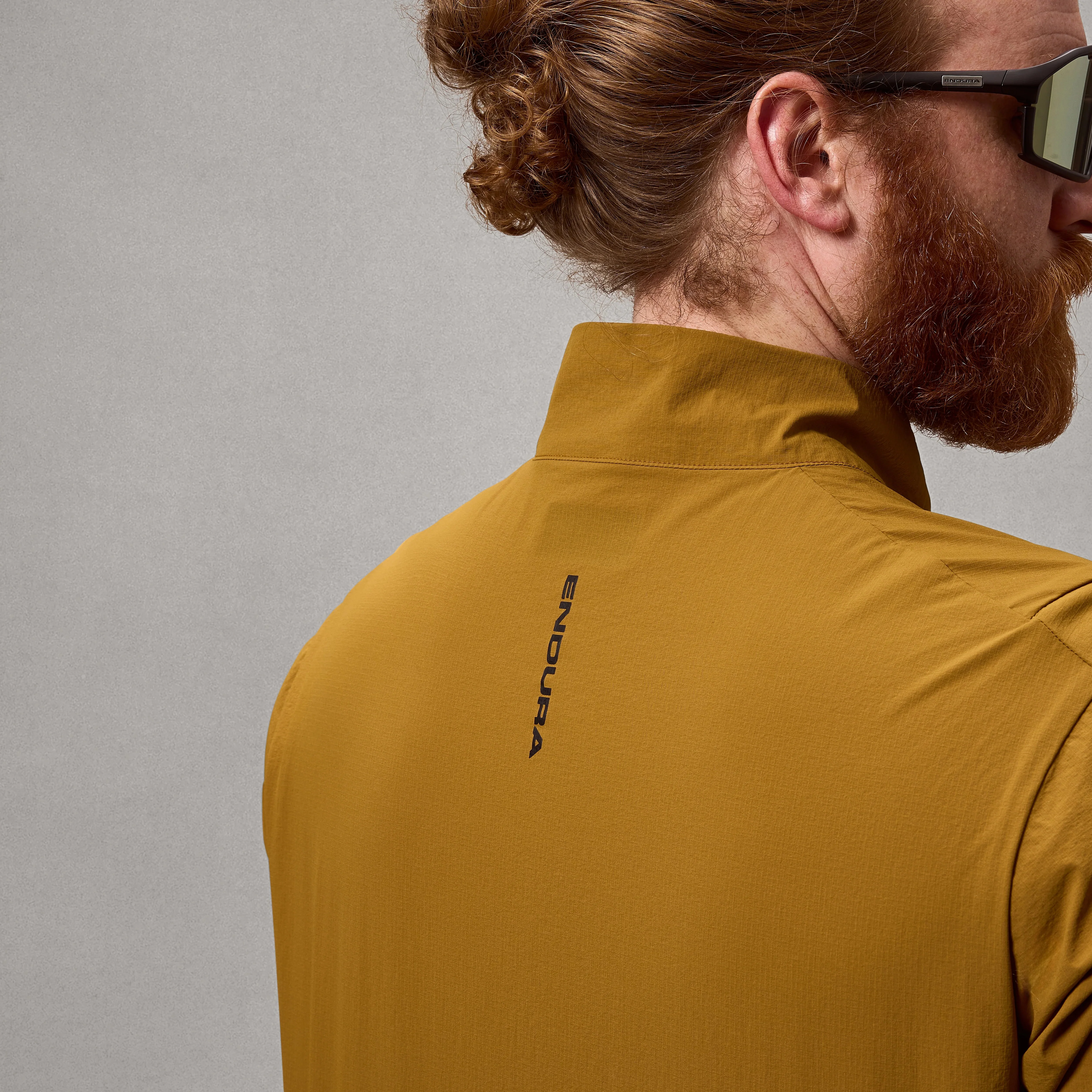Brązowa kurtka ENDURA ALLTRACK RIDE PACKABLE Jacket - Image 3