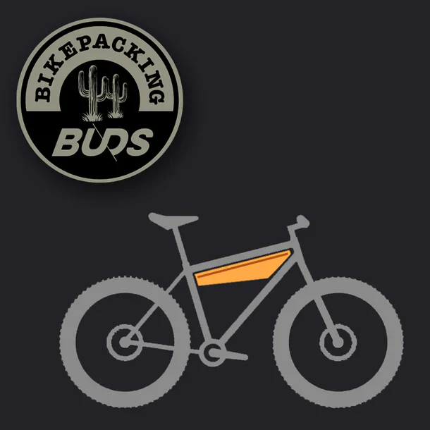 BUDS HALF FRAME BAG 4.5L Black - Image 2
