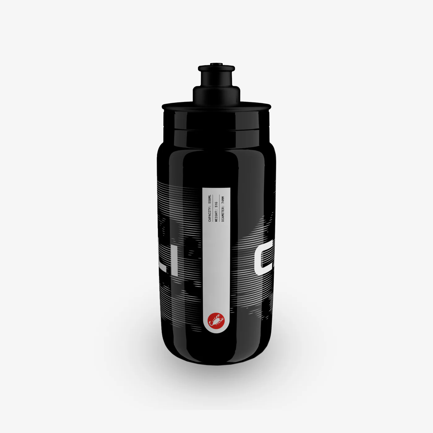 Butelka na wodę CASTELLI CLOUD (550 ml) czarna