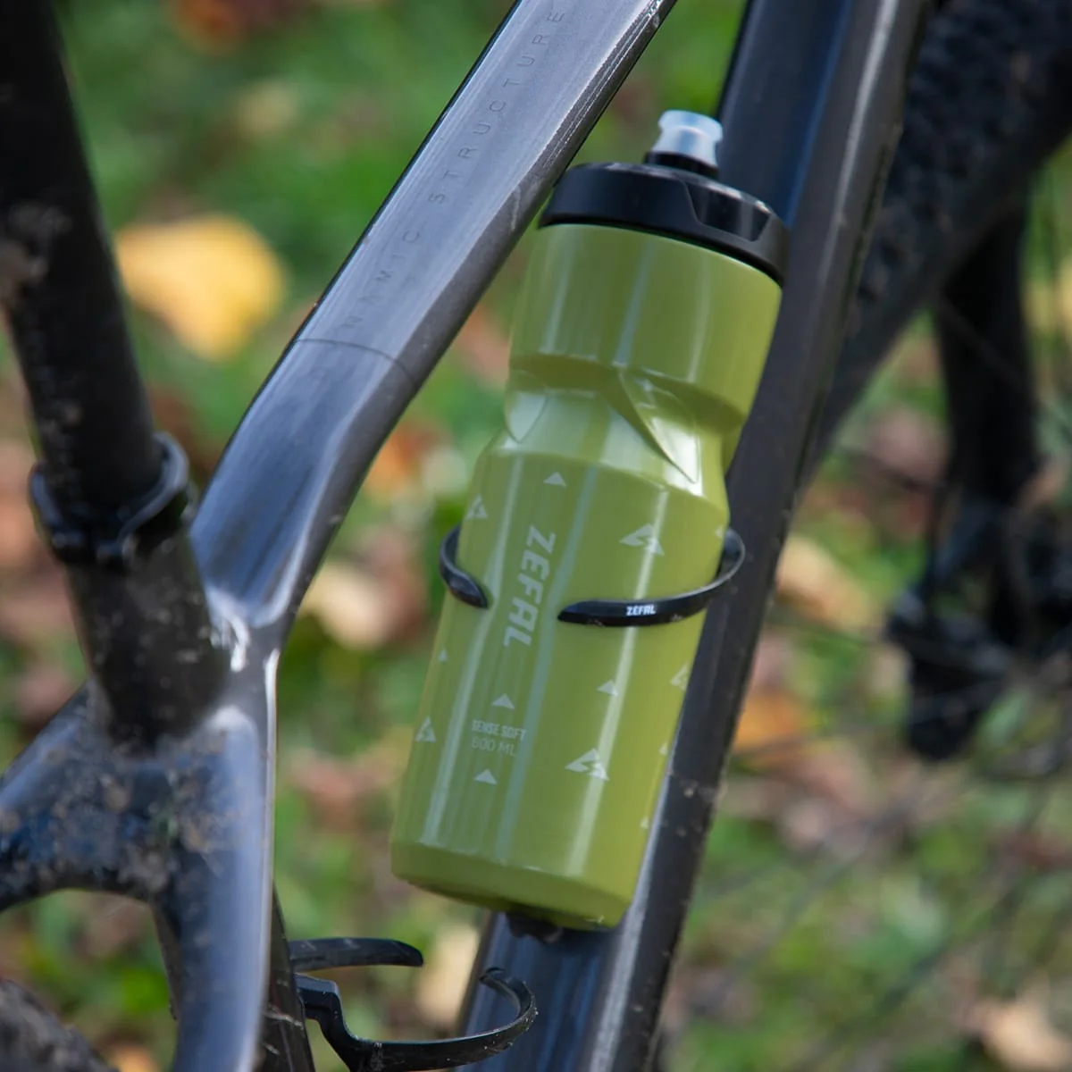 Butelka na wodę ZEFAL SENSE SOFT 80 (800ml) Olive Green - Image 3