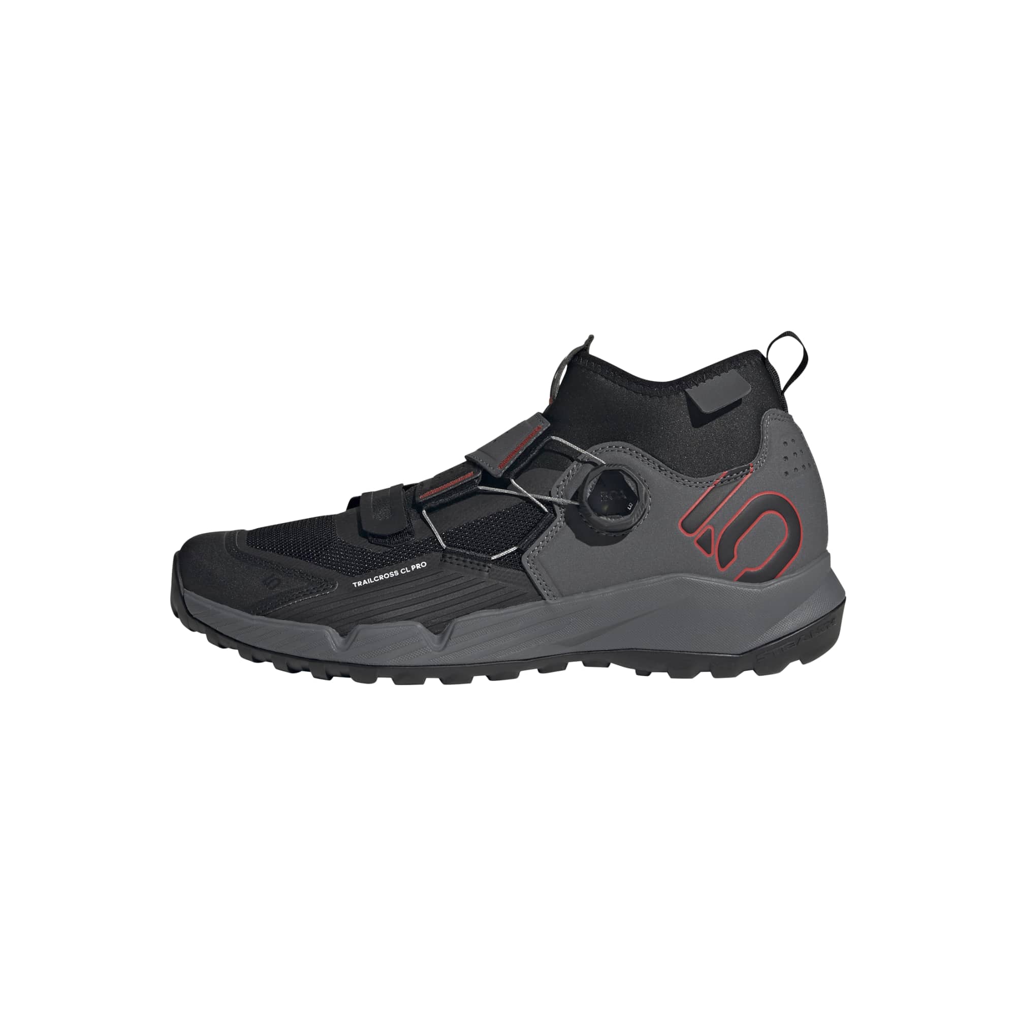 ADIDAS FIVE TEN TRAILCROSS PRO CLIP-IN Buty MTB szary/czarny/czerwony - Image 10