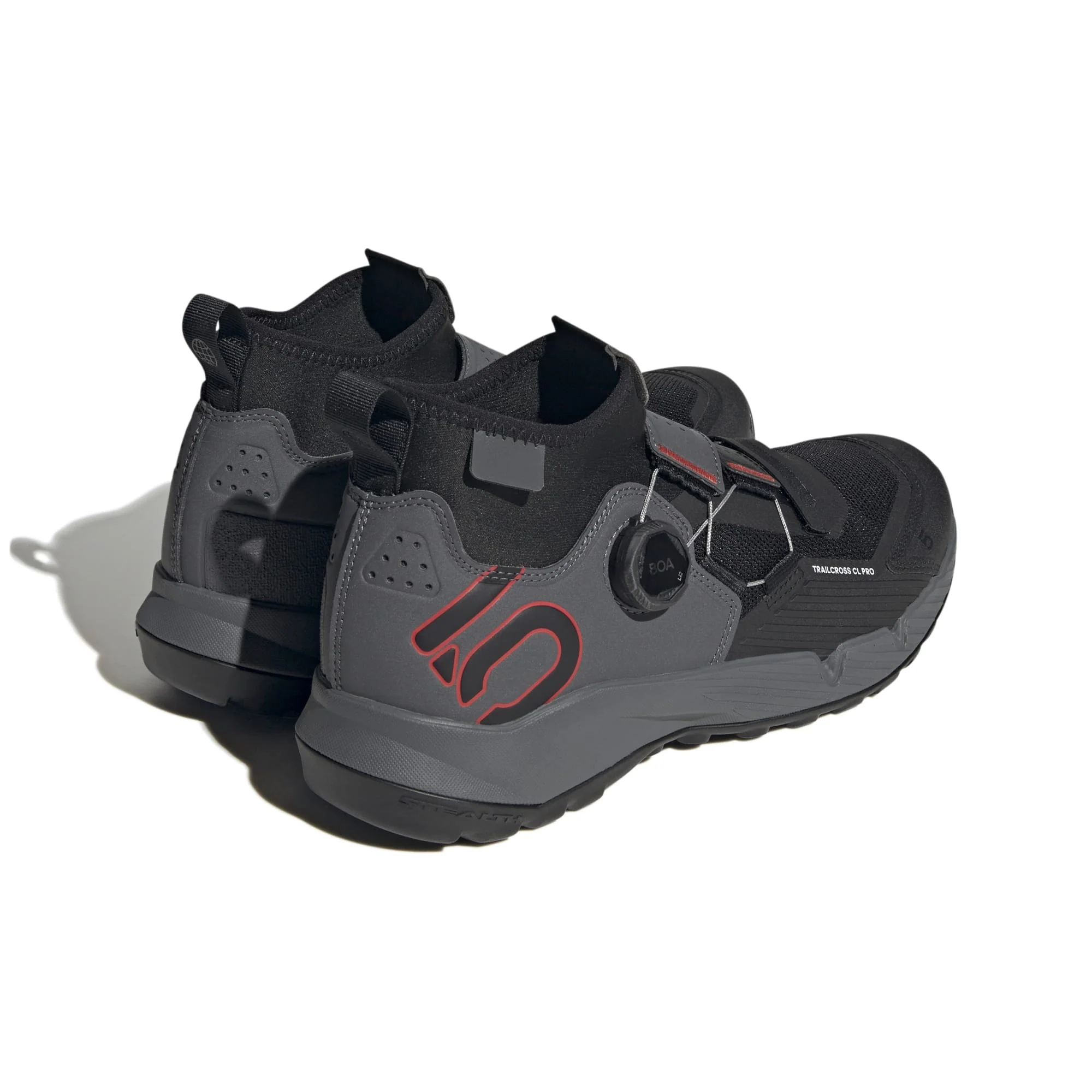 ADIDAS FIVE TEN TRAILCROSS PRO CLIP-IN Buty MTB szary/czarny/czerwony - Image 6