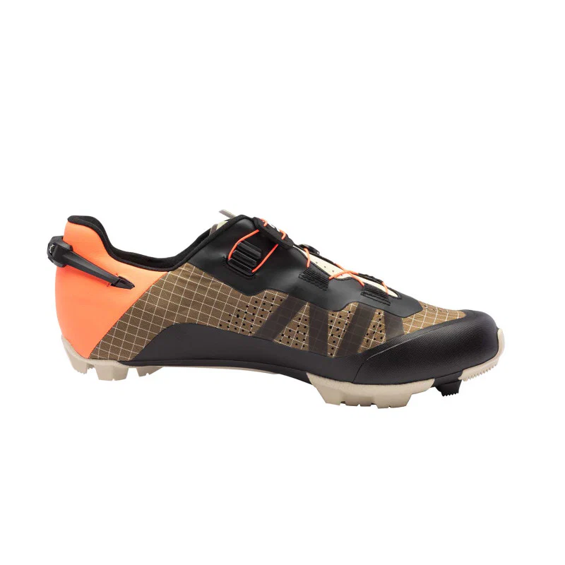 Buty MTB SIDI AERON XC/Gravel brązowy/czarny/pomarańczowy - Image 3