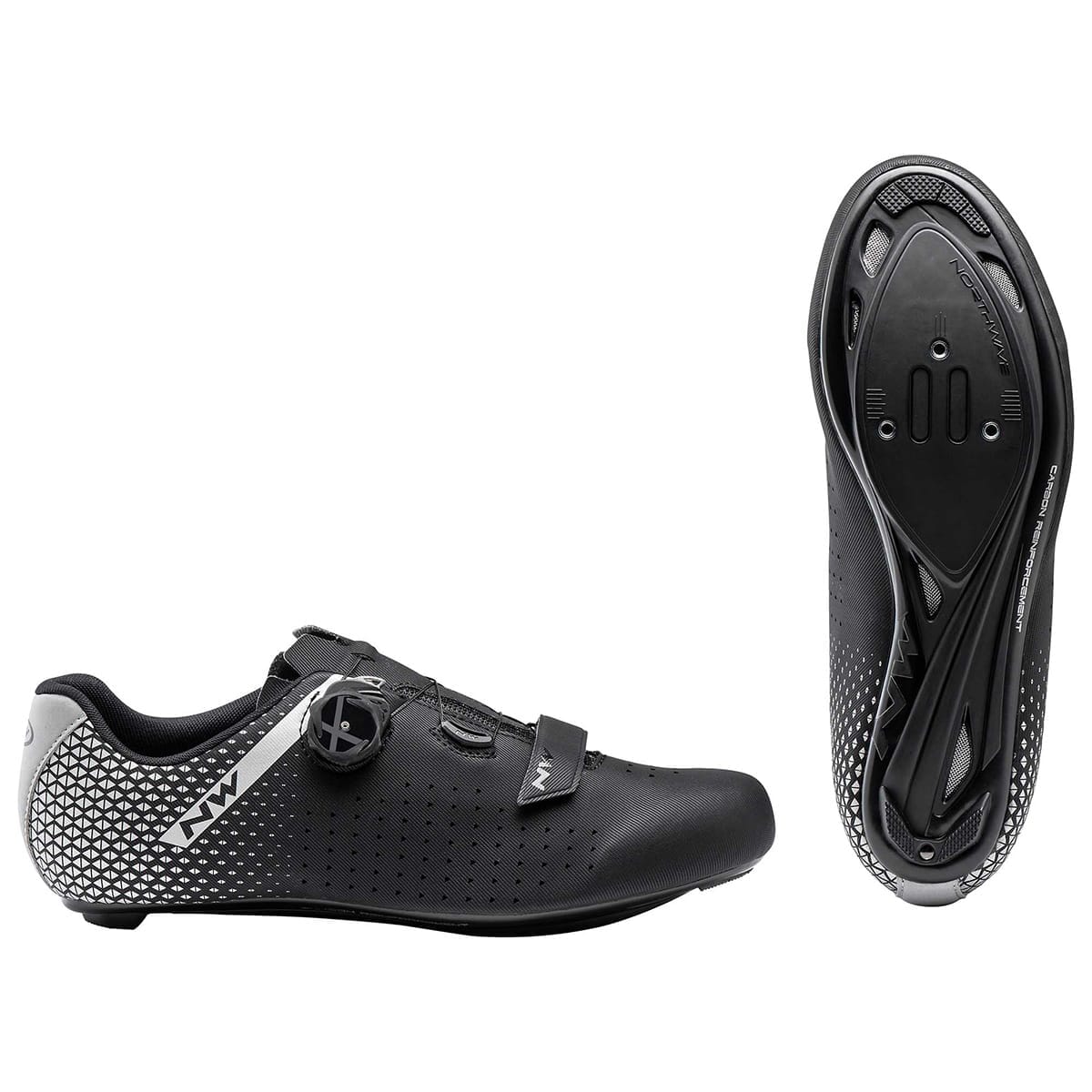 Buty szosowe NORTHWAVE CORE PLUS 2 czarny/szary - Image 4