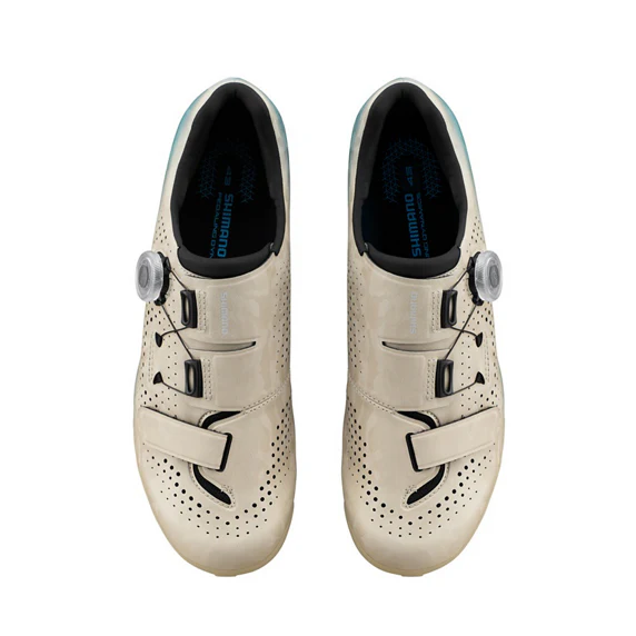 Buty SHIMANO RX600 Beige/Blue XC/Gravel MTB - Image 2