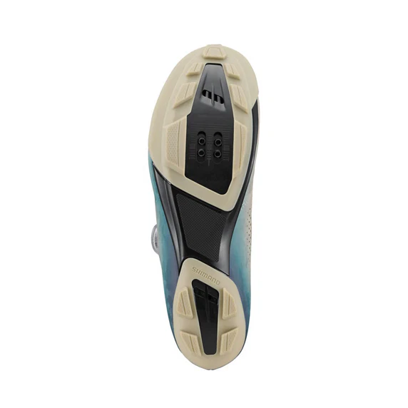 Buty SHIMANO RX600 Beige/Blue XC/Gravel MTB - Image 4