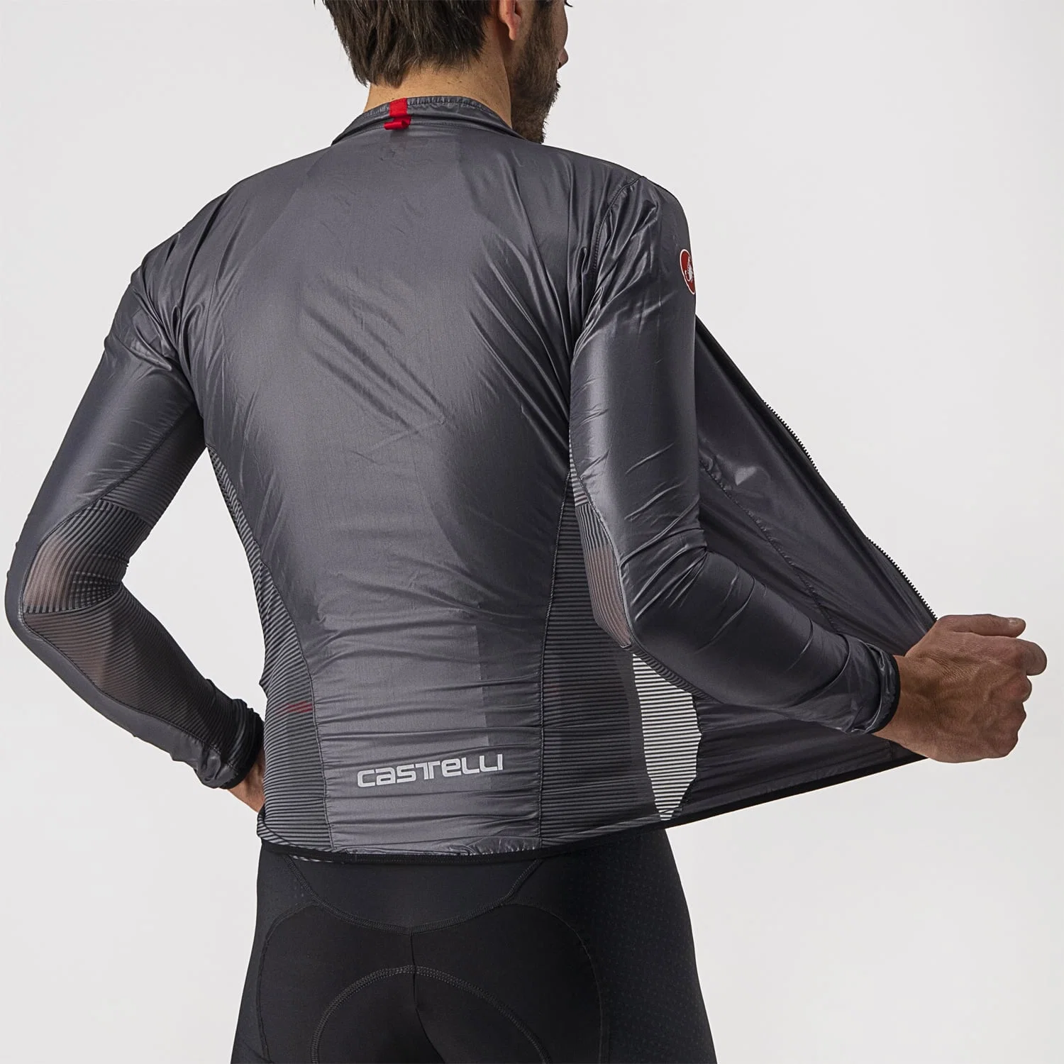 CASTELLI ARIA SHELL Kurtka ciemnoszara - Image 3