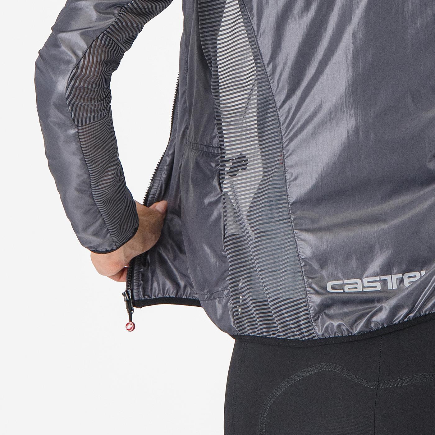 CASTELLI ARIA SHELL Kurtka damska ciemnoszara - Image 5