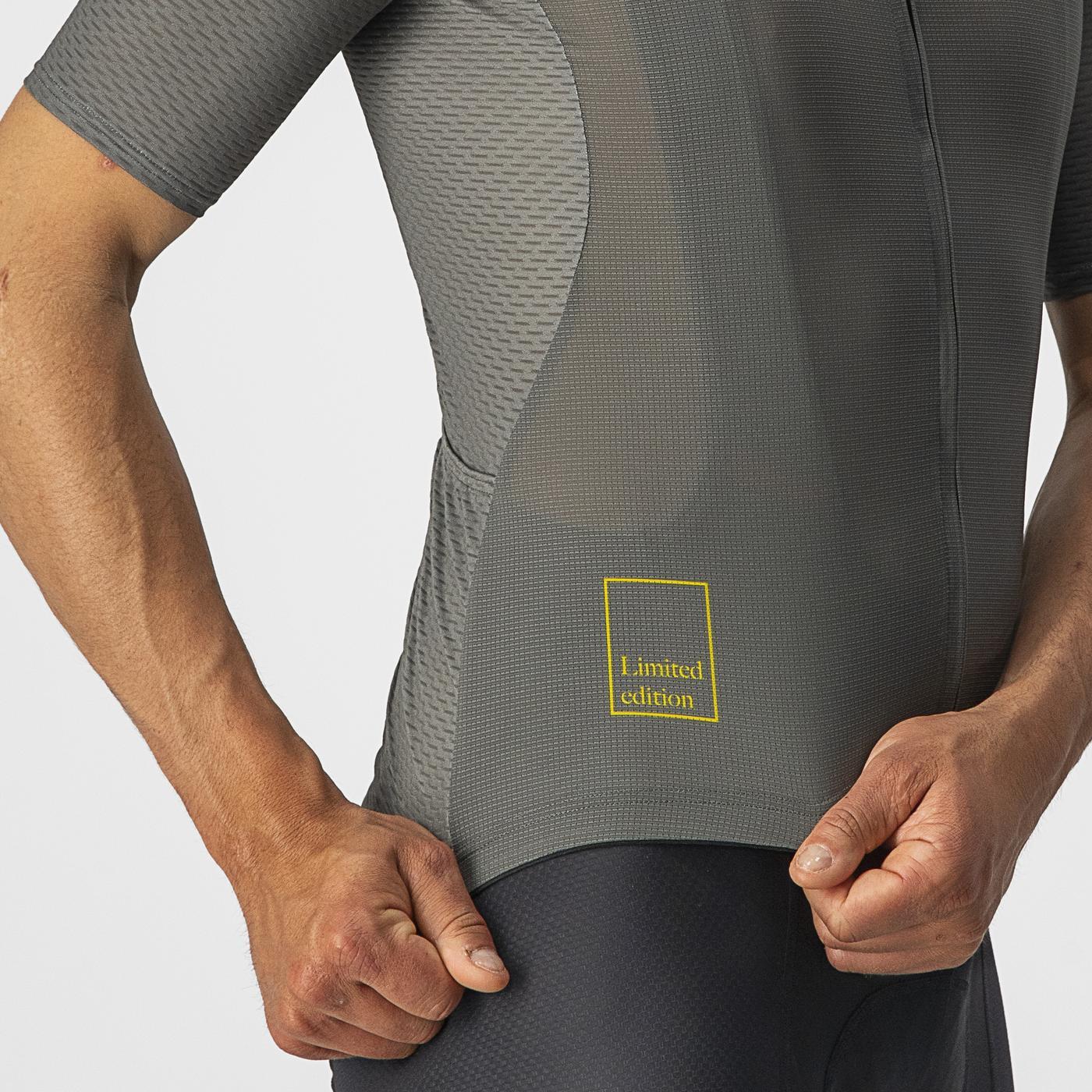 Koszulka z krótkim rękawem CASTELLI BREATHE ATTACK szary/zielony - Image 4