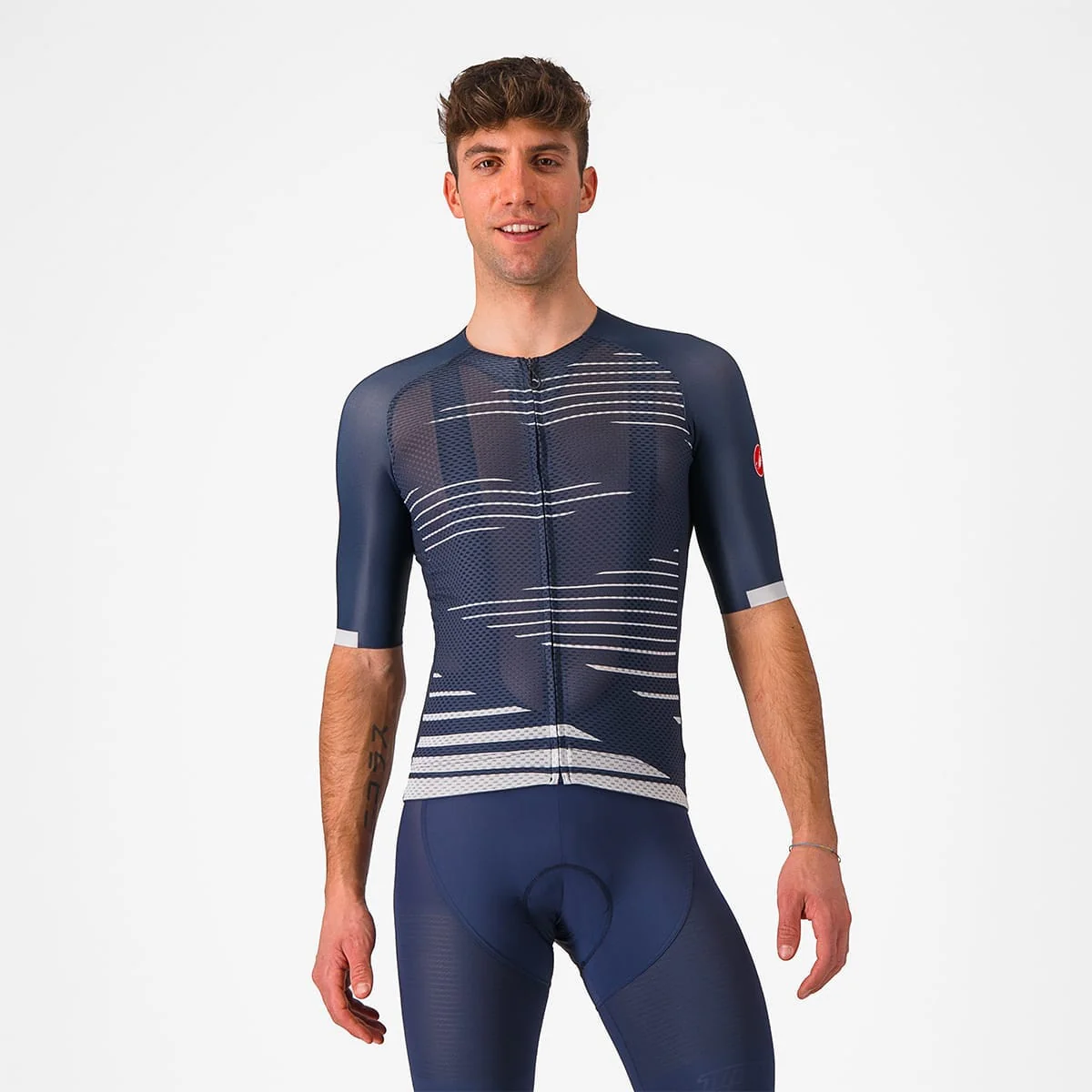 CASTELLI CLIMBER'S 4.0 Jersey z krótkim rękawem niebieski/szary