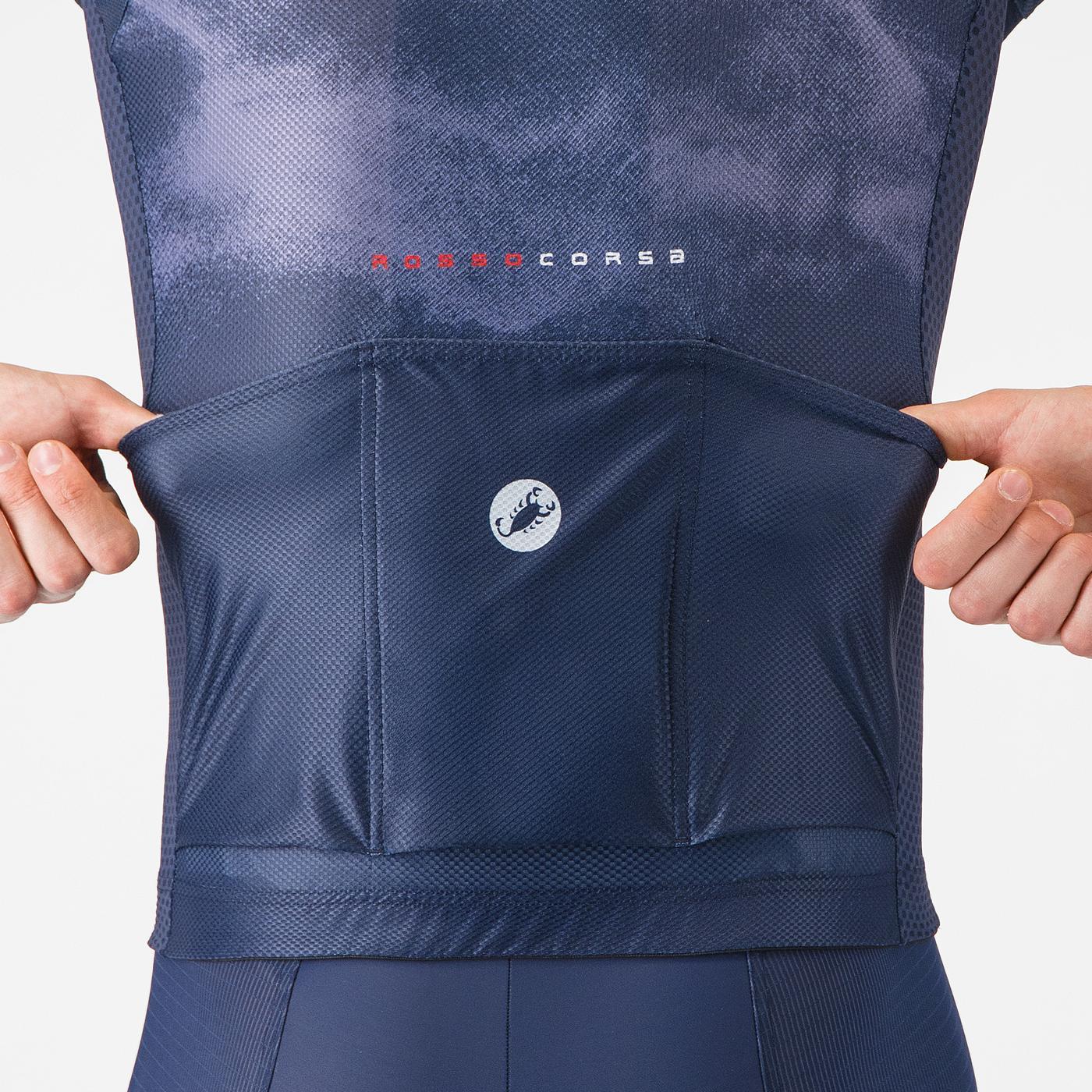 Koszulka z krótkim rękawem CASTELLI CLIMBER'S A/C Navy - Image 3