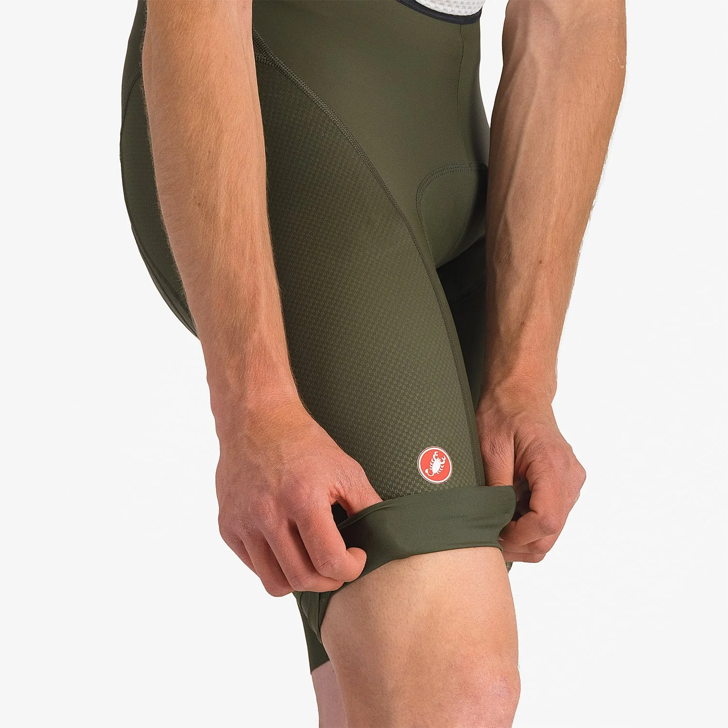 CASTELLI COMPETIZIONE 2 Spodenki na szelkach Khaki - Image 4