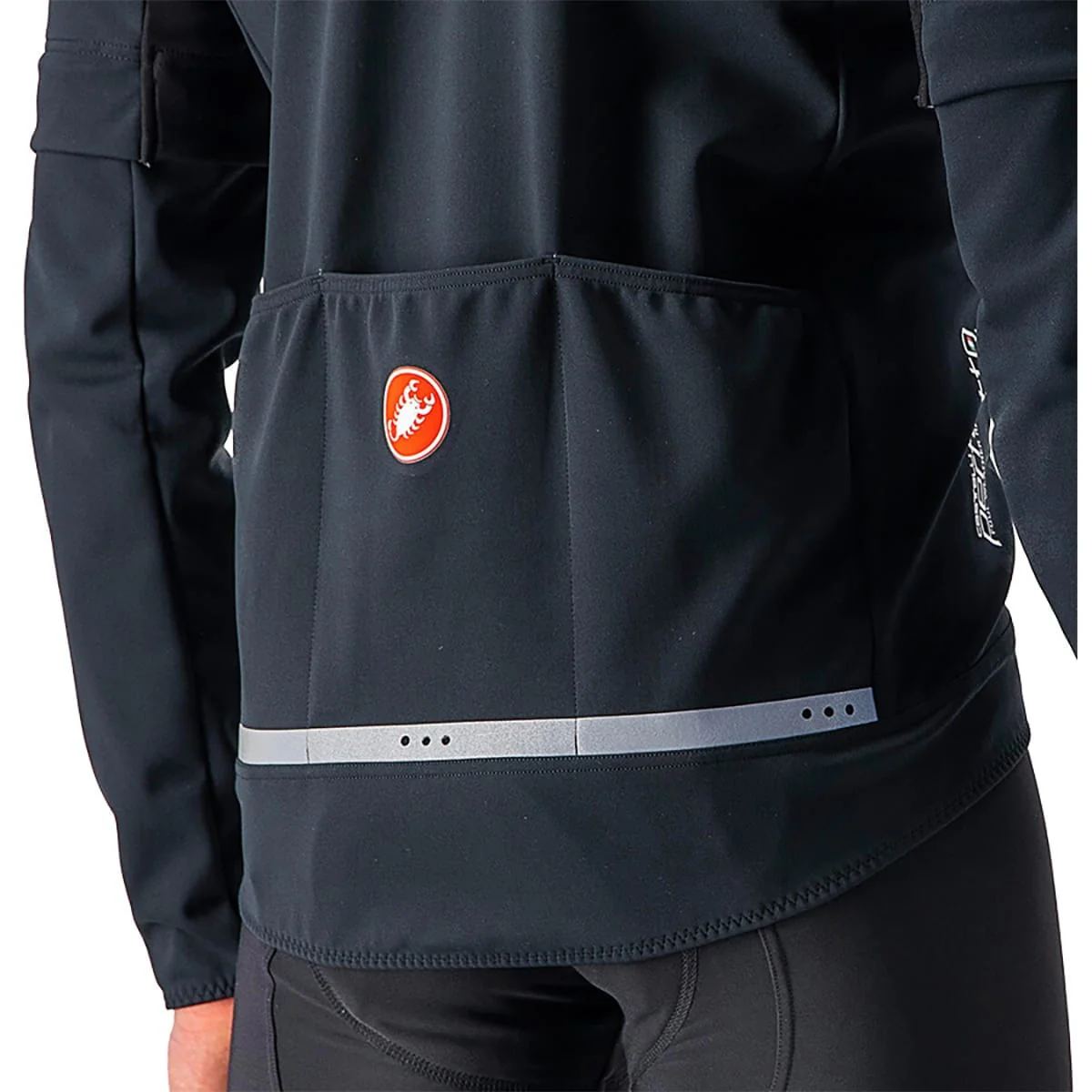 CASTELLI CONVERTIBLE PERFETTO ROS 2 Kurtka Black/Noir Reflex - Image 3