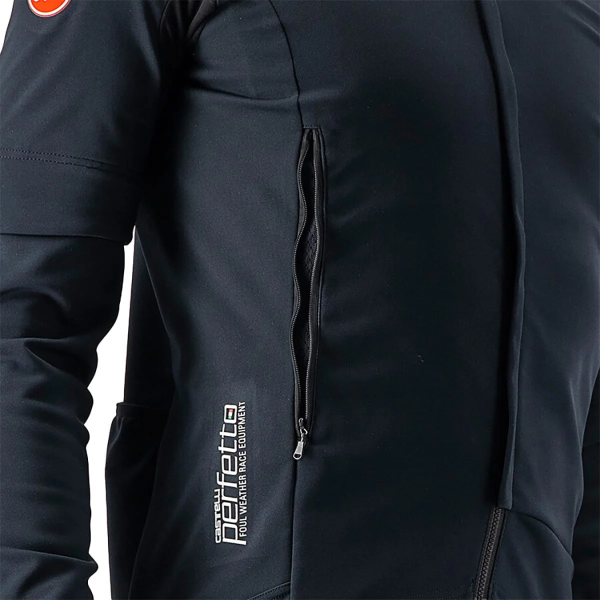 CASTELLI CONVERTIBLE PERFETTO ROS 2 Kurtka Black/Noir Reflex - Image 4