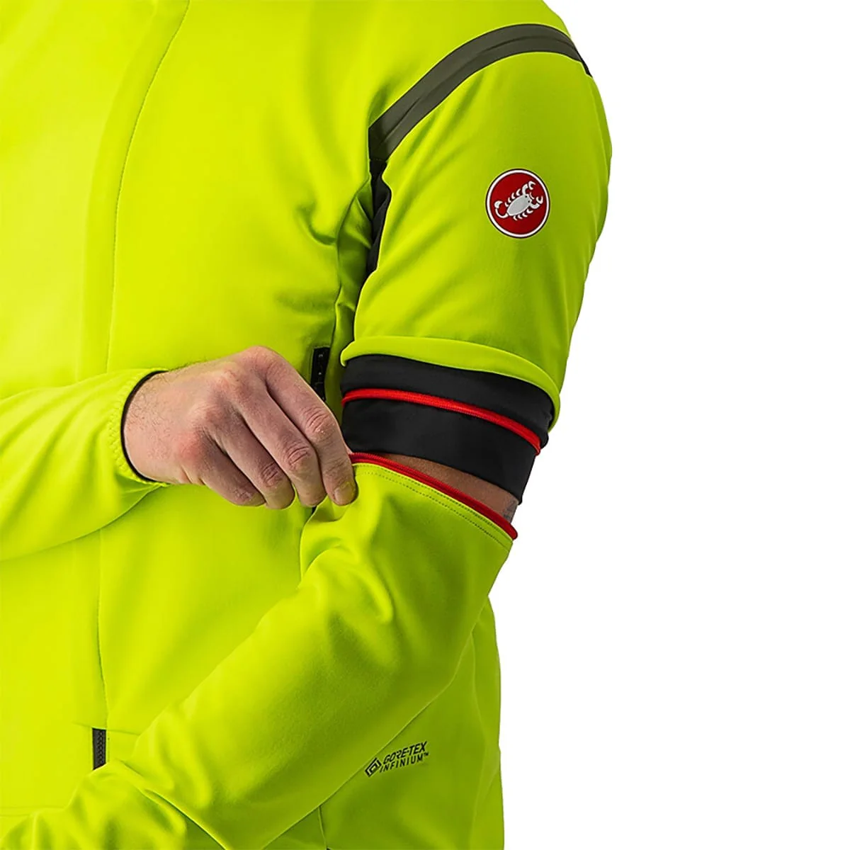 CASTELLI CONVERTIBLE PERFETTO ROS 2 Kurtka żółty/szary - Image 8