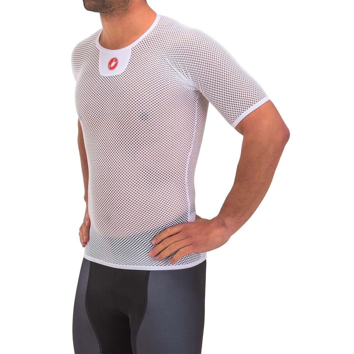 CASTELLI CORE MESH 3 Bielizna z krótkim rękawem biały - Image 3