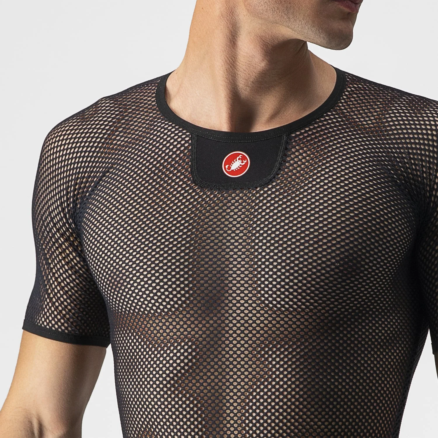CASTELLI CORE MESH 3 Bielizna z krótkim rękawem czarny - Image 3