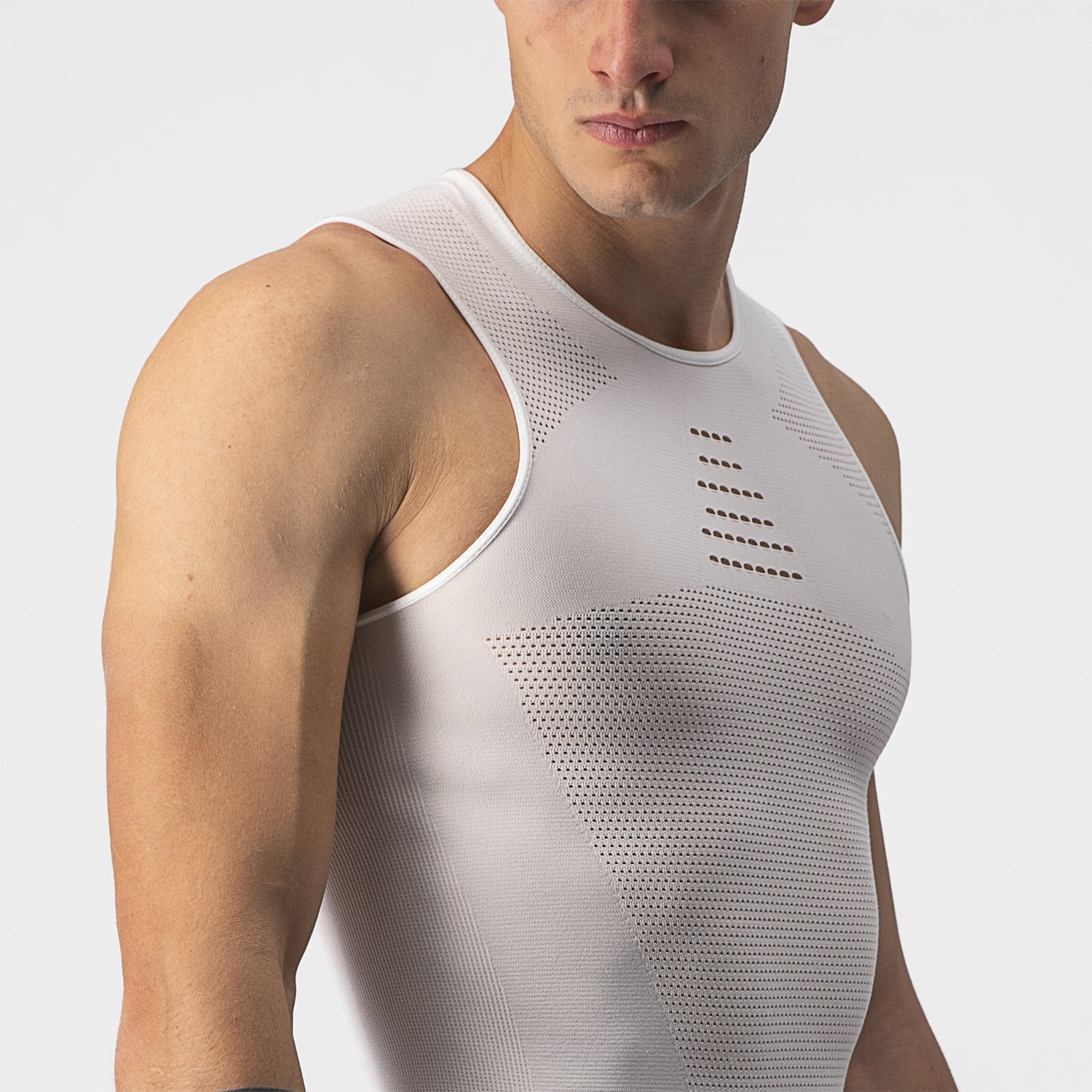 CASTELLI CORE SEAMLESS Bielizna bez rękawów biały - Image 3