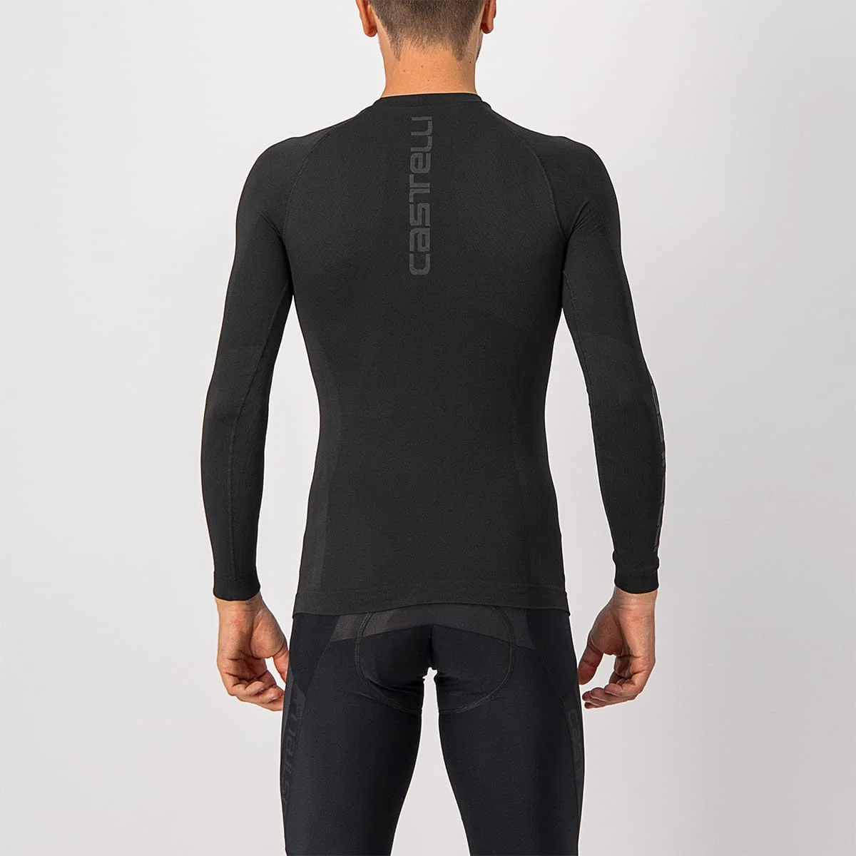 CASTELLI CORE SEAMLESS Bielizna z długim rękawem czarny - Image 2