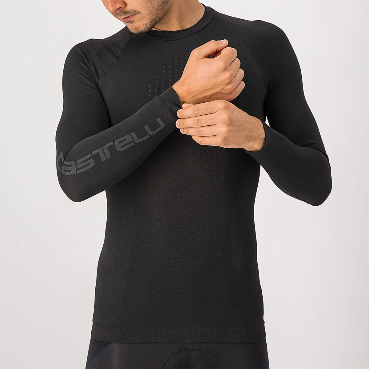 CASTELLI CORE SEAMLESS Bielizna z długim rękawem czarny - Image 4