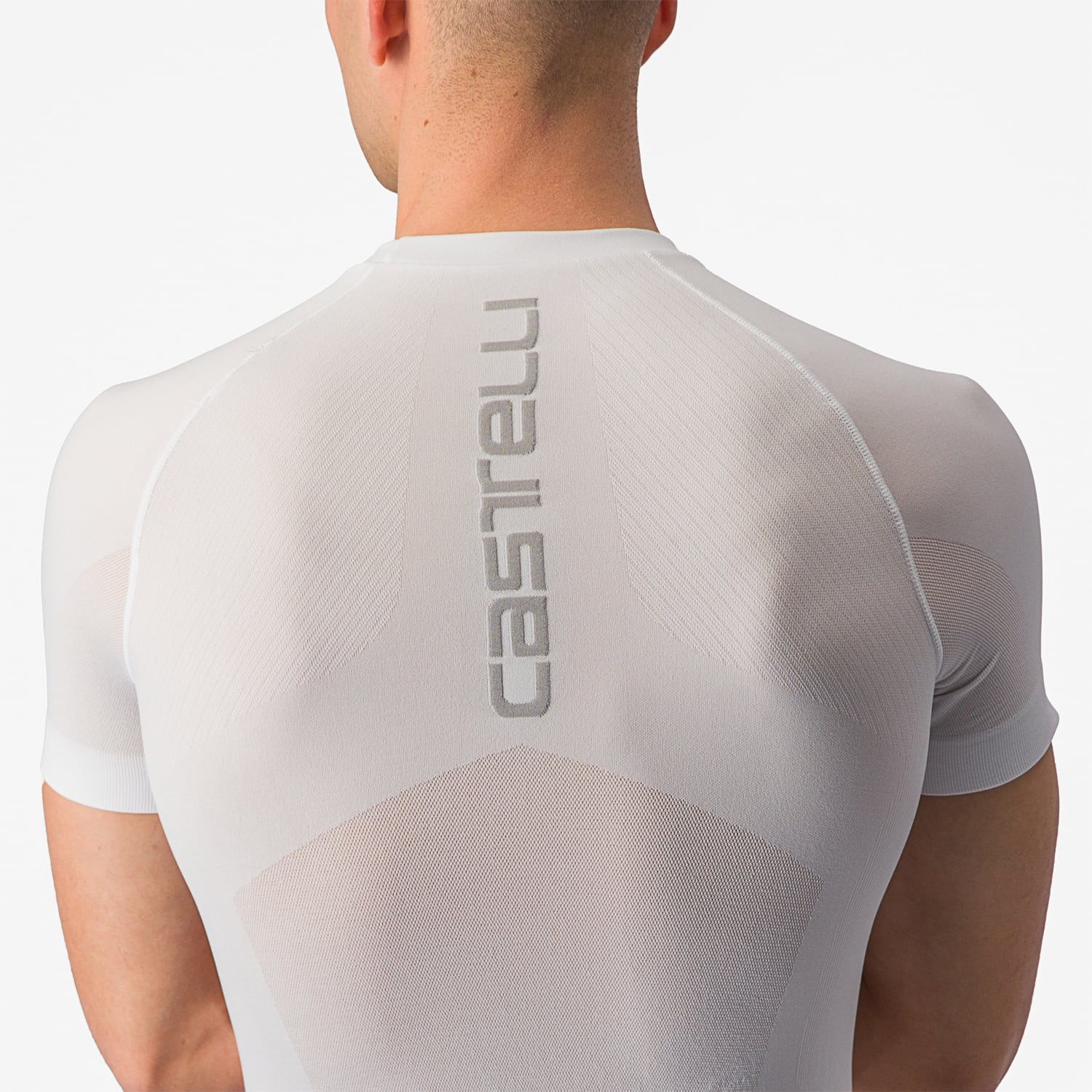 CASTELLI CORE SEAMLESS Bielizna z krótkim rękawem biały - Image 5