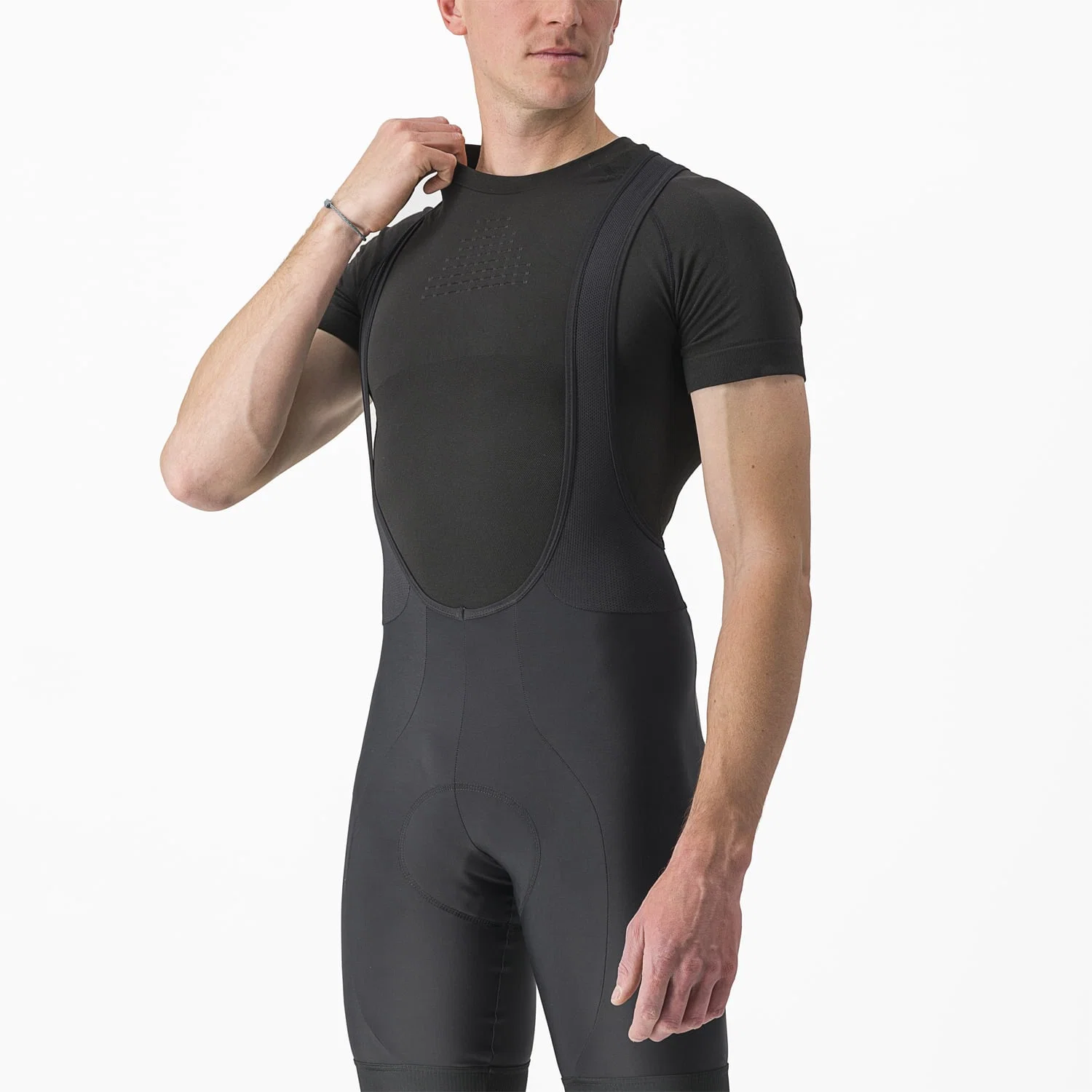 CASTELLI CORE SEAMLESS Bielizna z krótkim rękawem czarny - Image 2