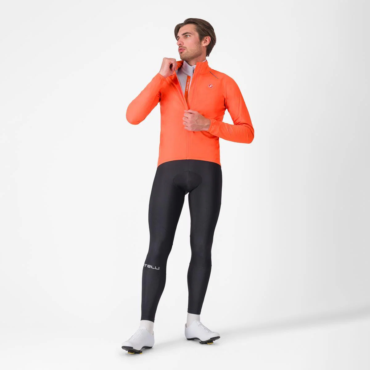 CASTELLI EMERGENCY 3 RAIN Jacket Orange - Image 3