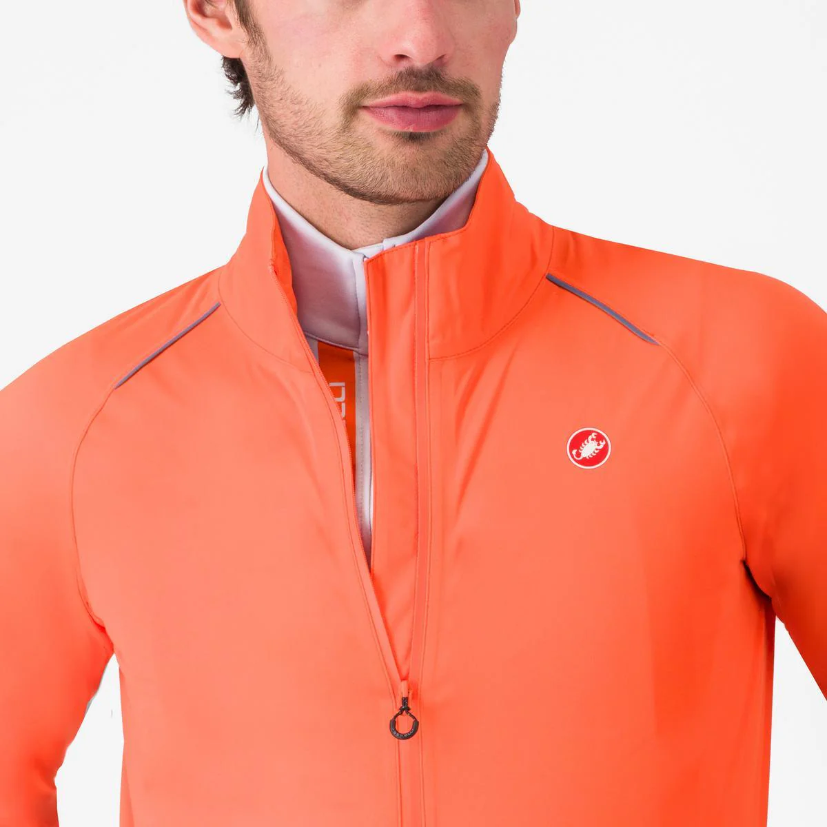 CASTELLI EMERGENCY 3 RAIN Jacket Orange - Image 4