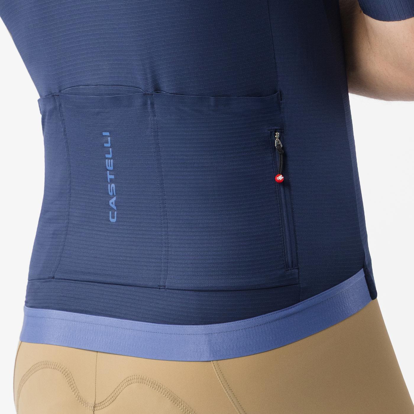 CASTELLI ESPRESSO 2 Jersey z krótkim rękawem niebieski - Image 4