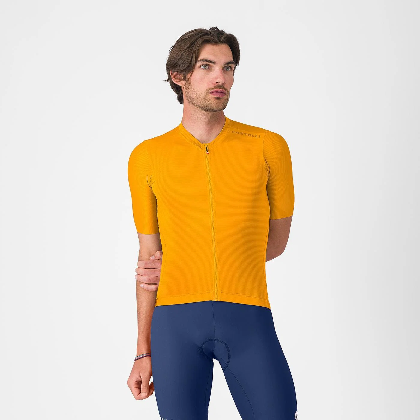 CASTELLI ESPRESSO 2 Jersey z krótkim rękawem pomarańczowy