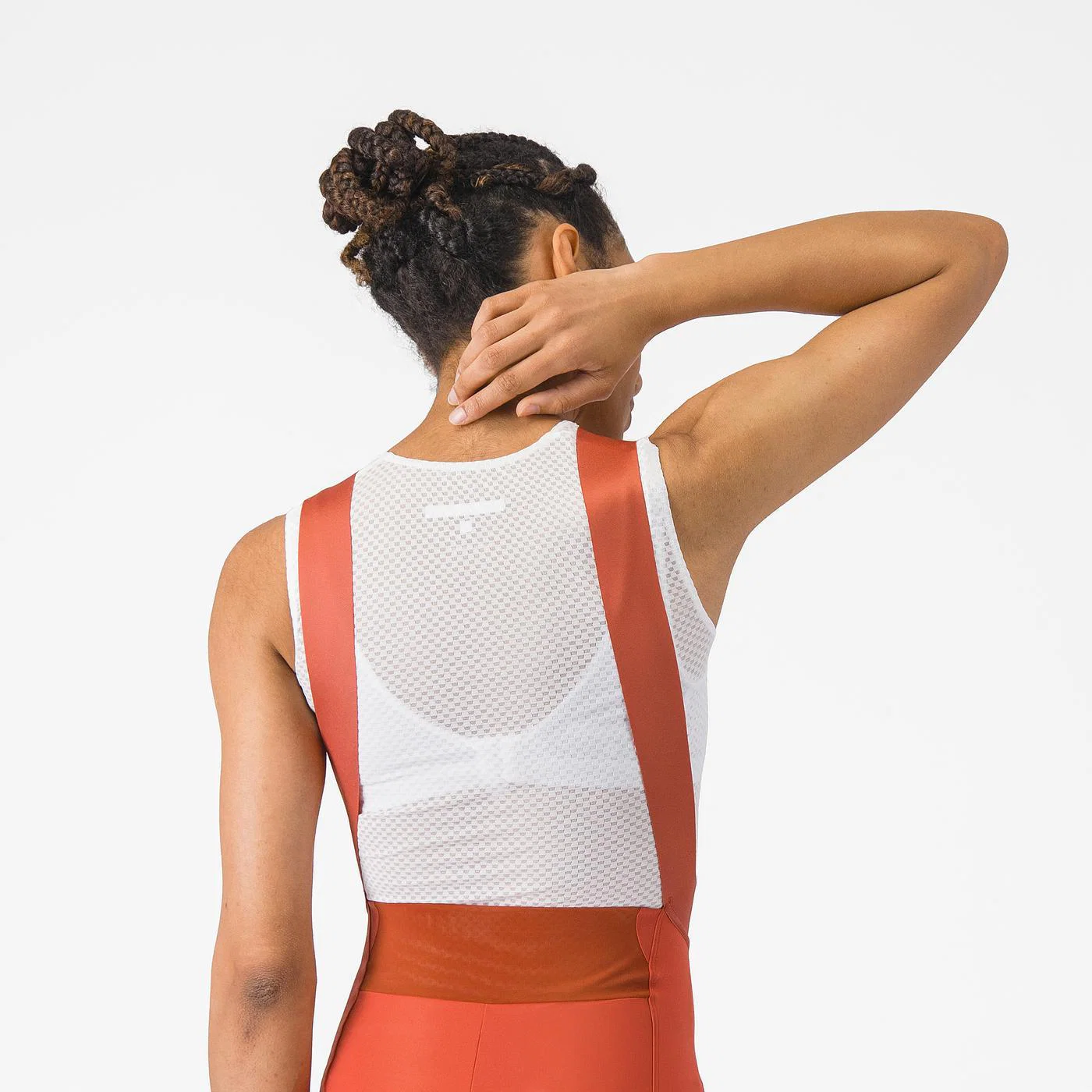 Szorty damskie CASTELLI ESPRESSO 2 W DT Paprika Bibshorts - Image 5