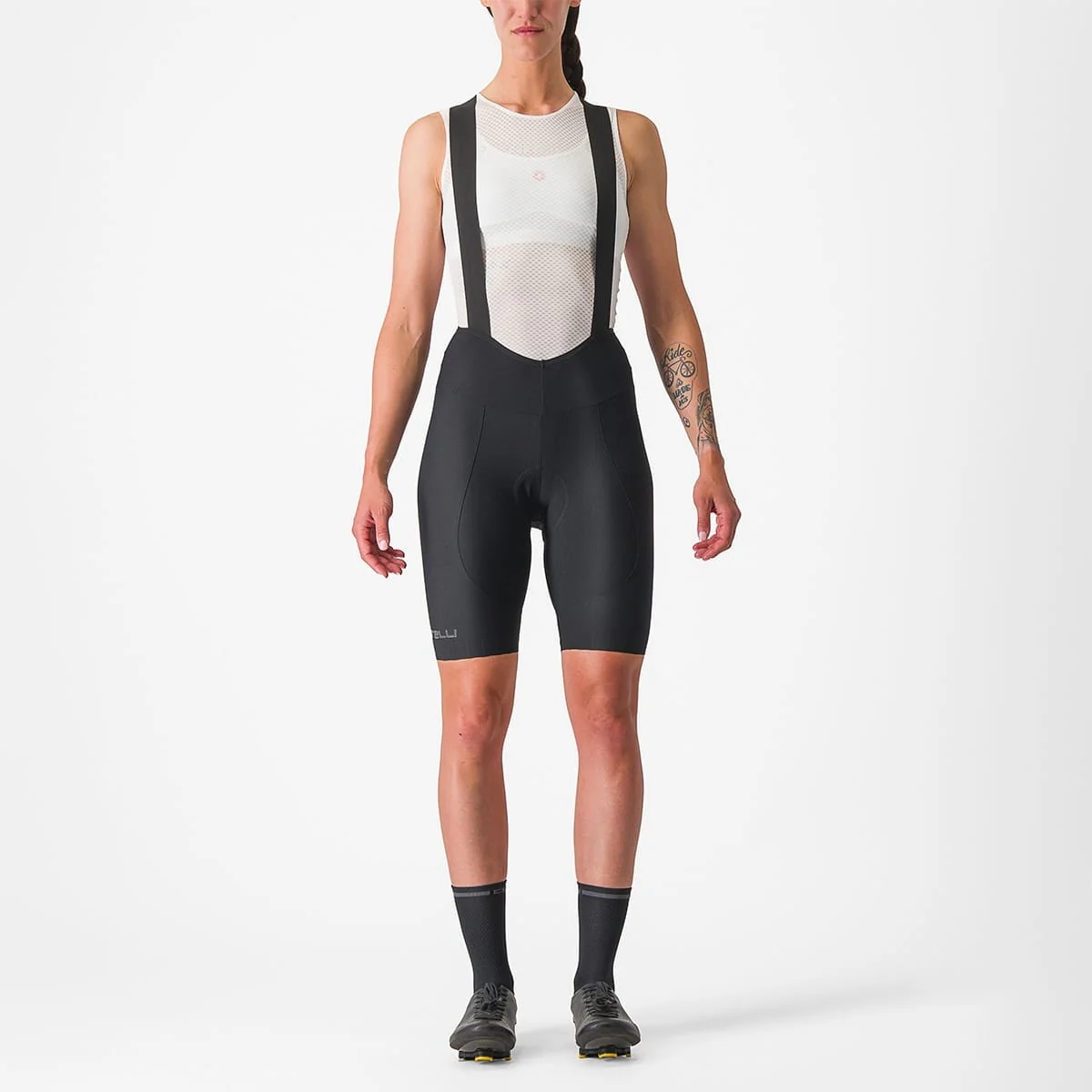 CASTELLI ESPRESSO DT Rajstopy damskie krótkie czarne