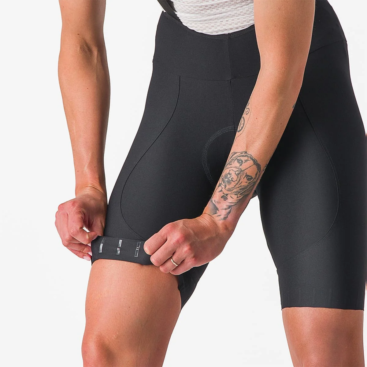 CASTELLI ESPRESSO DT Rajstopy damskie krótkie czarne - Image 3