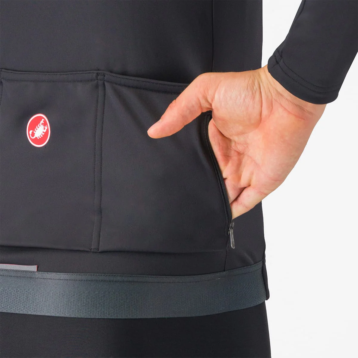 CASTELLI ESPRESSO THERMAL Jersey z długim rękawem czarny - Image 6