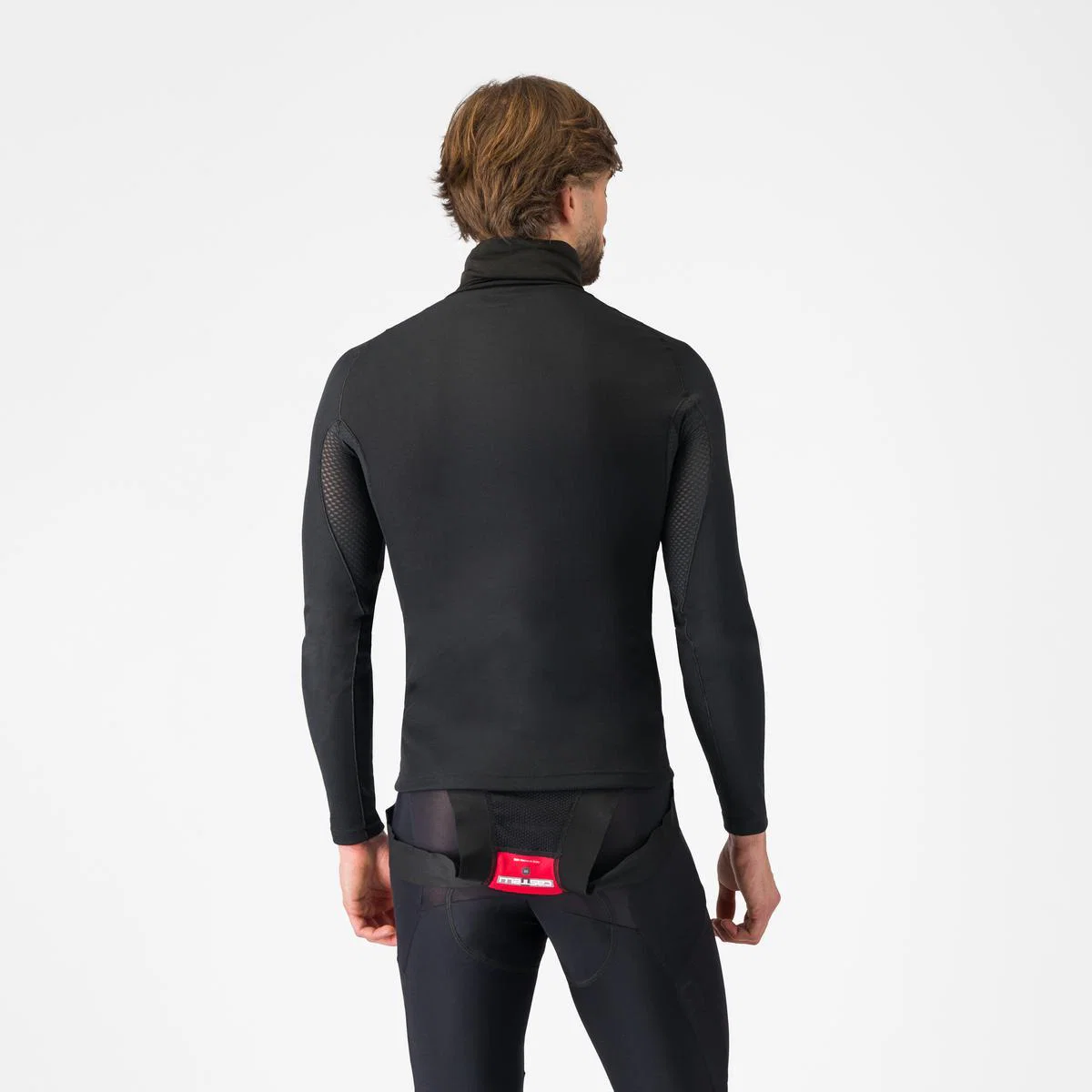 CASTELLI FLANDERS 2 HIGH NECK WARMER Bielizna z długim rękawem Czarny - Image 3