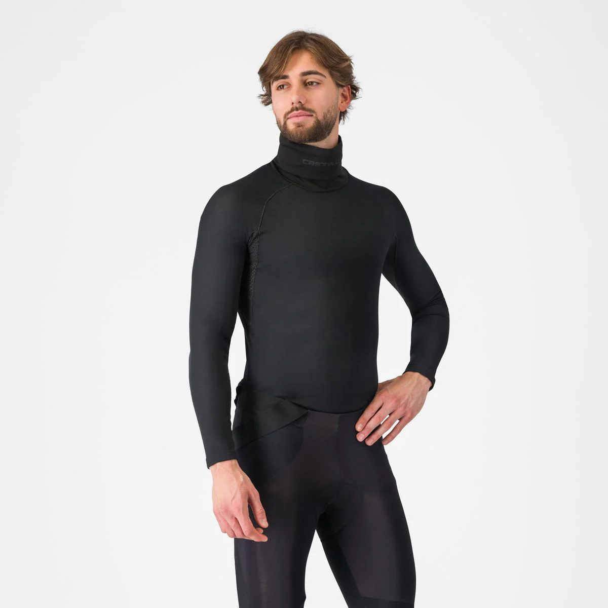 CASTELLI FLANDERS 2 HIGH NECK WARMER Bielizna z długim rękawem Czarny - Image 4