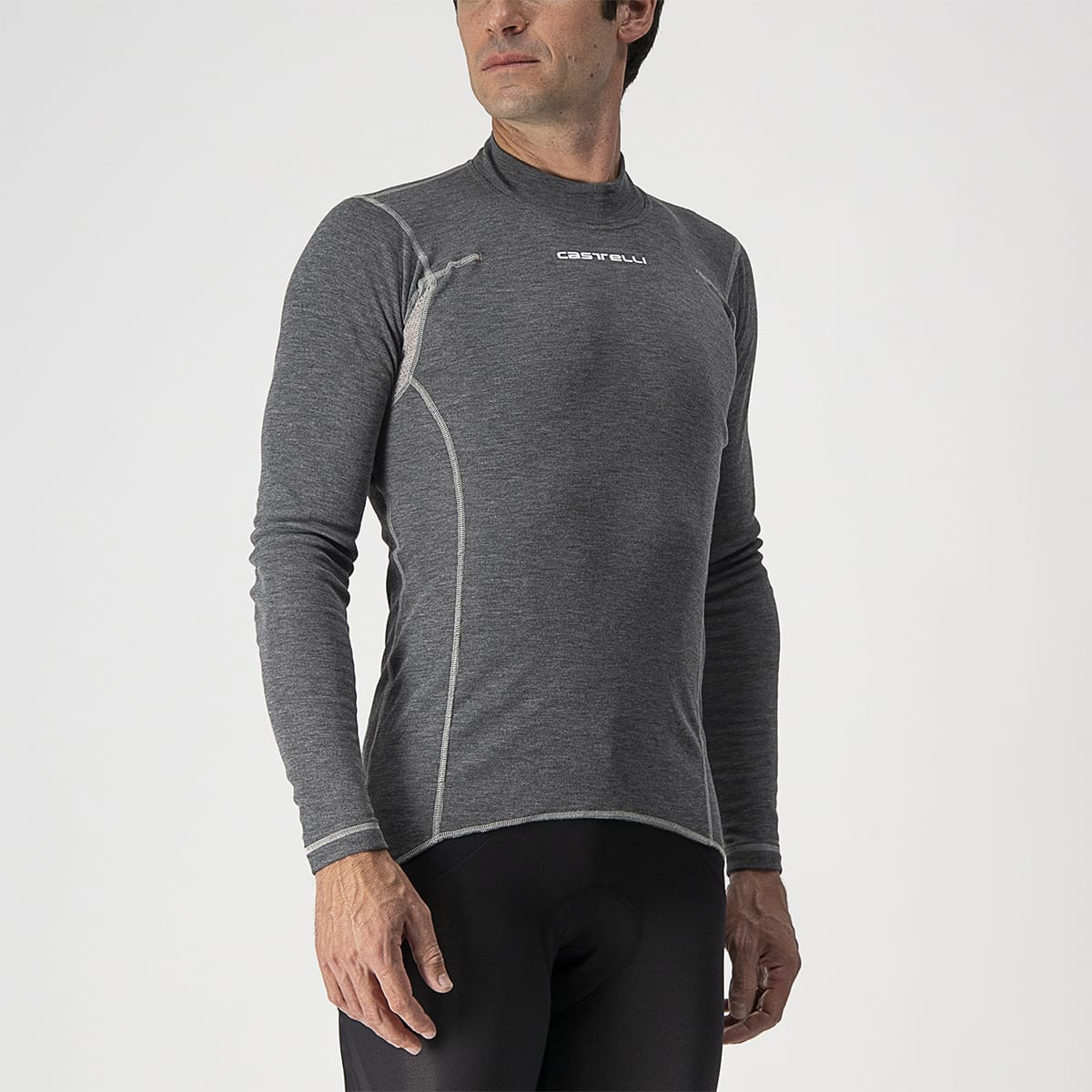 CASTELLI FLANDERS WARM Bielizna z długim rękawem szary - Image 3