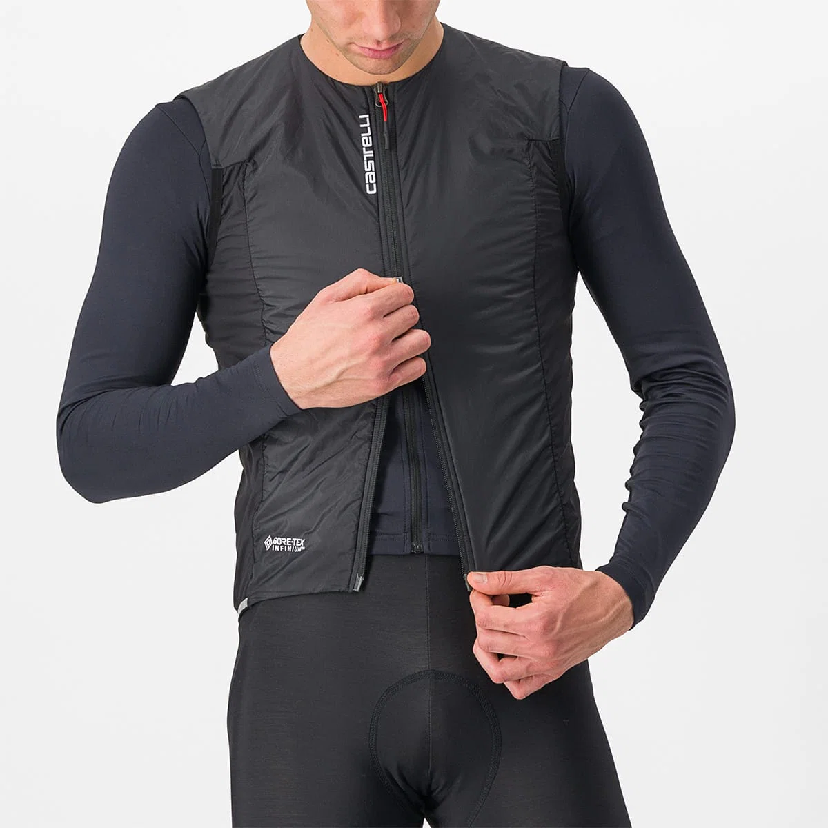 CASTELLI FLY Kurtka bez rękawów czarny