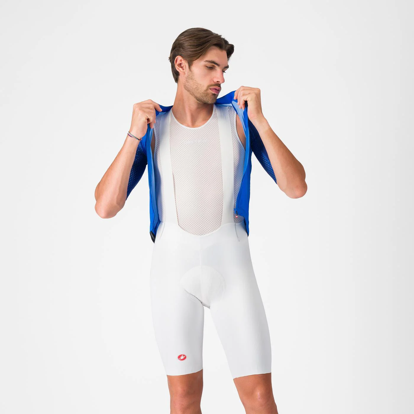 CASTELLI FREE AERO RACE Bib Tight S biały - Image 5
