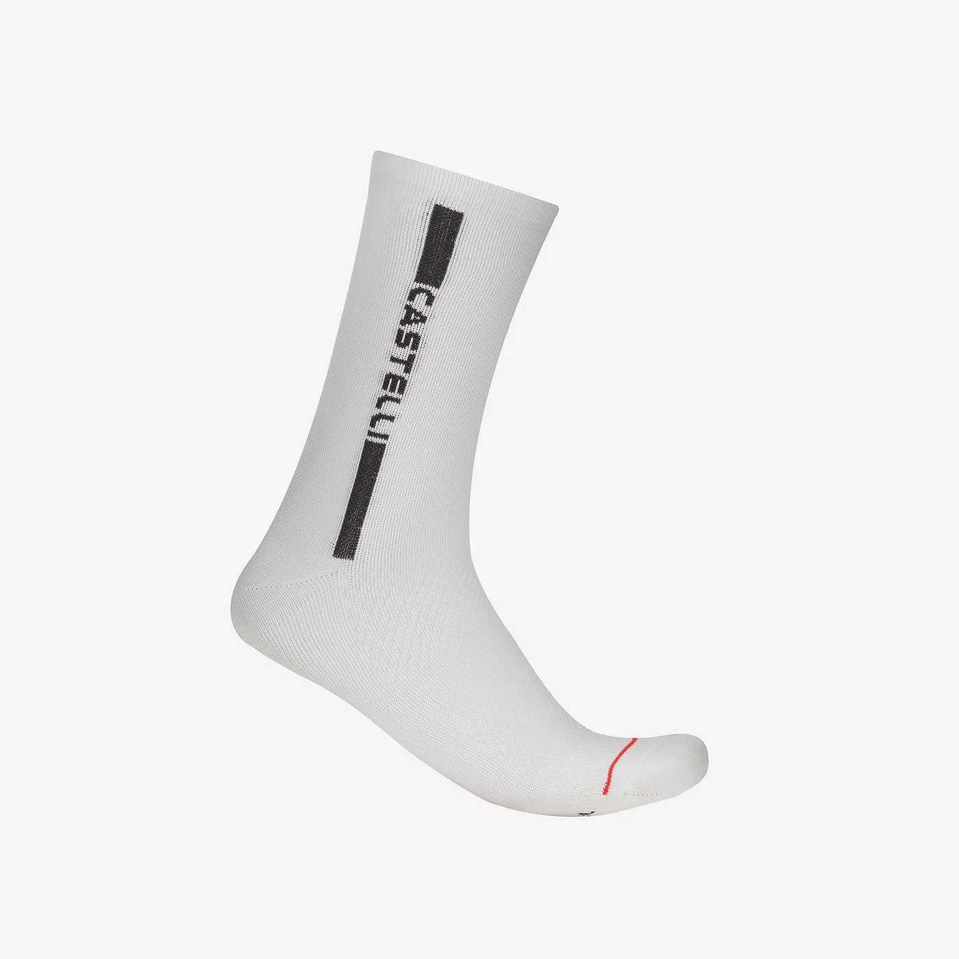CASTELLI LINEA LOGO 15 Skarpetki biały/czarny